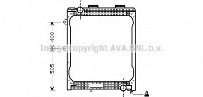 AVA QUALITY COOLING mn2007 -  Радиатор, охлаждение двигателя
